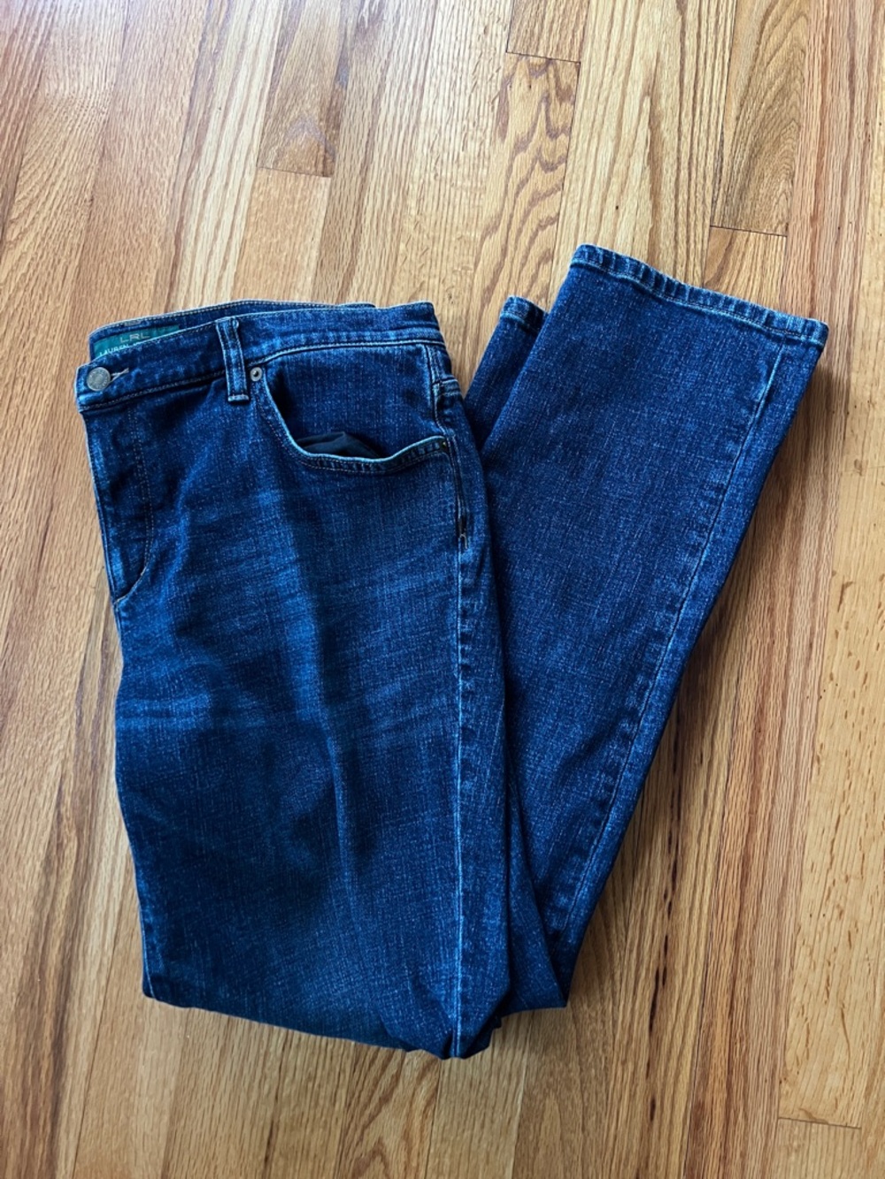 Lauren Ralph Lauren Dark Indigo Skinny Jeans